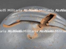 Casque Adrian avec impact et pipe du sous-lieutenant Paul Delsarte du 4e Génie tombé à Verdun. Adrian Helmet with Impact and Pipe of Second Lieutenant Paul Delsarte, 4th Engineers, Fallen at Verdun — miniature 7