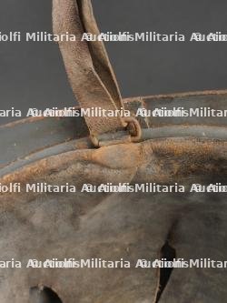 Casque Adrian avec impact et pipe du sous-lieutenant Paul Delsarte du 4e Génie tombé à Verdun. Adrian Helmet with Impact and Pipe of Second Lieutenant Paul Delsarte, 4th Engineers, Fallen at Verdun — miniature 12