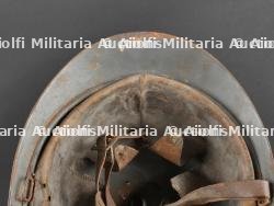 Casque Adrian avec impact et pipe du sous-lieutenant Paul Delsarte du 4e Génie tombé à Verdun. Adrian Helmet with Impact and Pipe of Second Lieutenant Paul Delsarte, 4th Engineers, Fallen at Verdun — photo 16