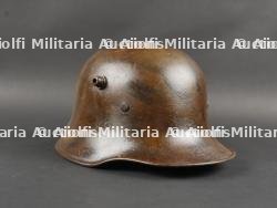 Casque allemand Stahlhelm M1918 camouflé. German M1918 Camouflaged Stahlhelm — miniature 2