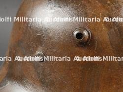 Casque allemand Stahlhelm M1918 camouflé. German M1918 Camouflaged Stahlhelm — miniature 4