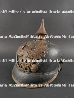 Casque à pointe prussien troupe modèle 1915. Prussian Enlisted Man’s Pickelhaube, Model 1915 — miniature 1