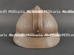 Casque Adrian M1915 moutarde des troupes d'Afrique. Adrian Helmet M1915, Mustard Colour, African Troops — photo 6