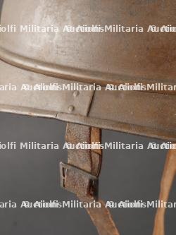 Casque Adrian M1915 moutarde des troupes d'Afrique. Adrian Helmet M1915, Mustard Colour, African Troops — miniature 9
