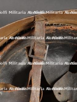 Casque Adrian M1915 moutarde des troupes d'Afrique. Adrian Helmet M1915, Mustard Colour, African Troops — miniature 11