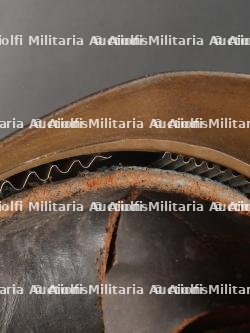 Casque Adrian M1915 moutarde des troupes d'Afrique. Adrian Helmet M1915, Mustard Colour, African Troops — miniature 19