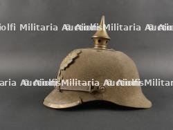 Casque à pointe prussien troupe ersatz en feutre. Prussian Enlisted Man’s Ersatz Felt Pickelhaube — photo 4