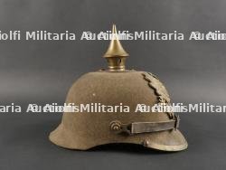 Casque à pointe prussien troupe ersatz en feutre. Prussian Enlisted Man’s Ersatz Felt Pickelhaube — photo 5