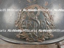Casque Adrian M1915 du Service de Santé. Adrian Helmet M1915, Medical Service — photo 4