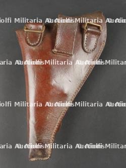 Lot de 3 étuis de revolvers dont 1892 et pistolet automatique. Lot of Three Revolver Holsters including Model 1892 and Automatic Pistol Types — miniature 14