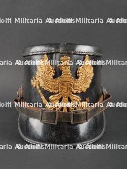 Tschako troupe prussien du Jäger Bataillon 8. Prussian Enlisted Man’s Tschako, Jäger Battalion 8 — miniature 3