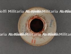 Masque anti-gaz allemand Lederschutzmaske avec boîtier nominatif et régimenté. German Gas Mask Lederschutzmaske with Named and Regimentally Marked Canister — photo 13