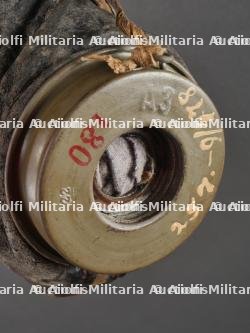 Masque anti-gaz allemand Lederschutzmaske avec boîtier nominatif et régimenté. German Gas Mask Lederschutzmaske with Named and Regimentally Marked Canister — photo 15