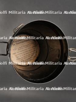 Masque anti-gaz allemand Lederschutzmaske avec boîtier nominatif et régimenté. German Gas Mask Lederschutzmaske with Named and Regimentally Marked Canister — miniature 18