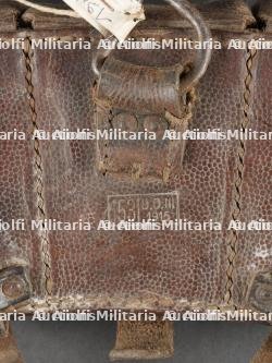 Paire de cartouchières allemandes d'infanterie M1909 dont une bavaroise. Pair of German Infantry Ammunition Pouches Model 1909, One Bavarian — photo 3