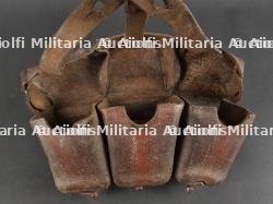Paire de cartouchières allemandes d'infanterie M1909 dont une bavaroise. Pair of German Infantry Ammunition Pouches Model 1909, One Bavarian — photo 5