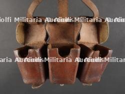 Paire de cartouchières allemandes d'infanterie M1909 dont une bavaroise. Pair of German Infantry Ammunition Pouches Model 1909, One Bavarian — photo 6