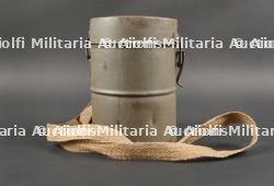 Masque anti-gaz allemand Lederschutzmaske avec filtre anti-arsine dans un superbe boîtier. German Gas Mask Lederschutzmaske with Arsine Filter in Superb Canister — photo 5