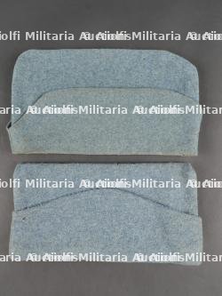 Lot de 2 bonnets de police bleu horizon. Lot of Two Blue Horizon Side Caps — photo 1