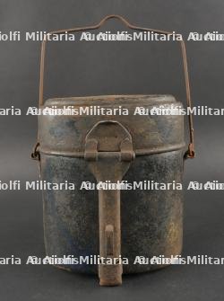 Gamelle, quart et couverts allemands. German Mess Kit, Cup, and Cutlery — miniature 2