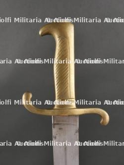 Glaive d'artillerie allemand avec porte fourreau et dragonne. German Artillery Short Sword with Frog and Knot — photo 11