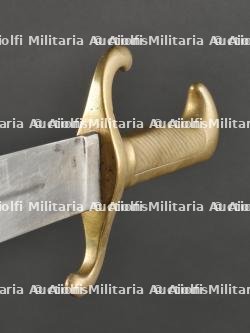 Glaive d'artillerie allemand avec porte fourreau et dragonne. German Artillery Short Sword with Frog and Knot — photo 15