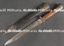 Baïonnette allemande 84-98 1er type régimentée au RJR36. German Bayonet 84/98 First Type, Regimentally Marked RJR36 — miniature 2