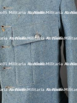 Tunique bleu horizon d'un sous-lieutenant du 28e RI. Blue Horizon Tunic, Second Lieutenant, 28th Infantry Regiment — photo 5