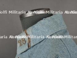 Tunique bleu horizon d'un sous-lieutenant du 28e RI. Blue Horizon Tunic, Second Lieutenant, 28th Infantry Regiment — miniature 7