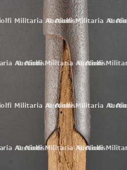 Pelle allemande du 133e régiment d'infanterie saxon datée 1911. German Entrenching Tool, 133rd Saxon Infantry Regiment, Dated 1911 — photo 6