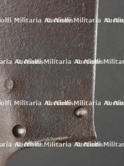 Pelle allemande du 133e régiment d'infanterie saxon datée 1911. German Entrenching Tool, 133rd Saxon Infantry Regiment, Dated 1911 — photo 7