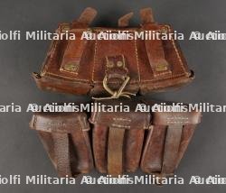 Paire de cartouchière M1909 troupes à pied. Pair of Model 1909 Ammunition Pouches, Dismounted Troops