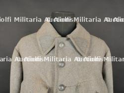 Capote Poiret bleu horizon modifiée 1915. Blue Horizon Poiret Greatcoat, Modified 1915 Pattern — photo 2