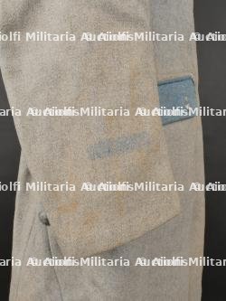 Capote Poiret bleu horizon modifiée 1915. Blue Horizon Poiret Greatcoat, Modified 1915 Pattern — miniature 21