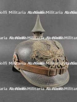 Casque à pointe M1895 troupe du JR171 de Colmar. Model 1895 Pickelhaube, JR171 Regiment, Colmar — miniature 2