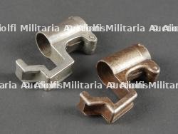 Lot de deux bouchons de canon de Gewehr 98. Pair of German Gewehr 98 Muzzle Covers — miniature 2