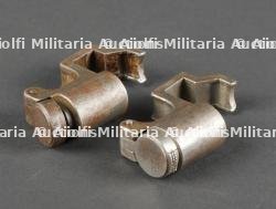 Lot de deux bouchons de canon de Gewehr 98. Pair of German Gewehr 98 Muzzle Covers — photo 1