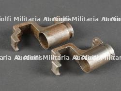 Lot de deux bouchons de canon de Gewehr 98. Pair of German Gewehr 98 Muzzle Covers — miniature 2