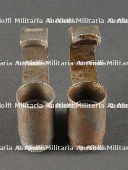 Lot de deux bouchons de canon de Gewehr 98. Pair of German Gewehr 98 Muzzle Covers — miniature 3