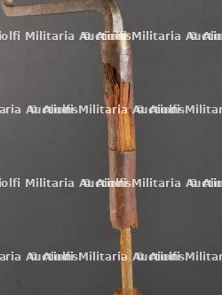 Tige coudée de nettoyage de chambre de mitrailleuse allemande MG08. German MG08 Chamber Cleaning Rod (Bent Type) — miniature 3