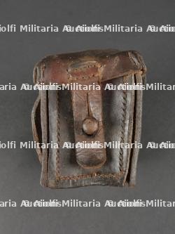 Etui de lunette de visée ZF12 pour mitrailleuse allemande MG08 et cartouchière ersatz 1914. German MG08 Scope Case ZF12 with Ersatz 1914 Ammunition Pouch — miniature 3