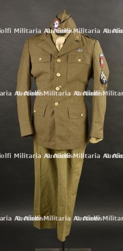 Uniforme de sortie parachutiste US.