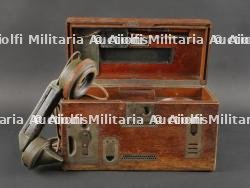 Téléphone de campagne allemand Feldfernsprecher 16 type B. German Field Telephone “Feldfernsprecher 16” Type B