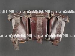 Cartouchière de cavalerie allemande modèle 1911 du 20e Husssards saxon. German Cavalry Ammunition Pouch Model 1911, 20th Saxon Hussars
