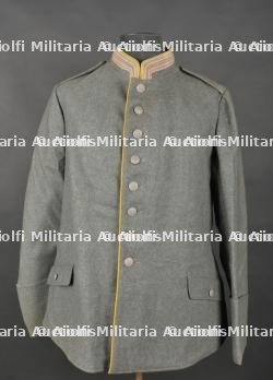 Waffenrock troupe du 7e régiment de Cuirassiers von Seydlitz neuve de stock. Trooper’s Waffenrock, 7th Cuirassier Regiment “von Seydlitz,” Unissued Condition