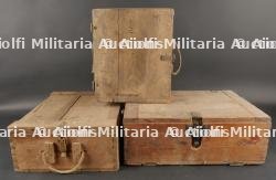 Lot de 3 caisses allemandes pour munitions