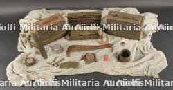 Lot caisses et objets US dont fourreau baïonnette nominatif