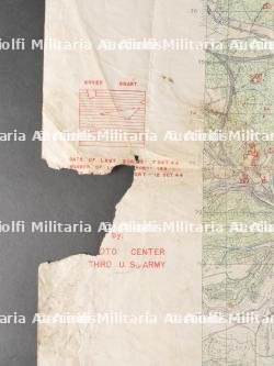 Cartes US de la 3ème armée de Patton. US 3rd Army Map. — photo 9