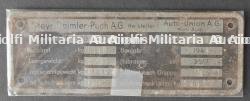 Plaquettes de véhicules US et allemand. Plates from US and German vehicles. — miniature 7