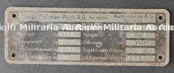 Plaquettes de véhicules US et allemand. Plates from US and German vehicles. — miniature 9